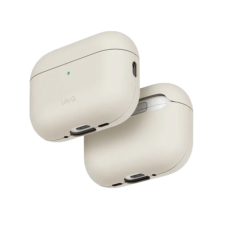 Чехол Uniq для Airpods Pro 3 Lyden Vex Leatherette Clay, «серая глина»