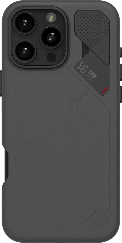 Чехол для iPhone 16 Pro Max, Aulumu A16 Vegan Leather, черный