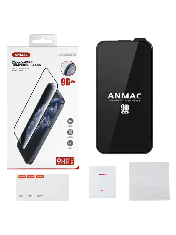 Защитное стекло iPhone 15 Pro 9D ANMAC