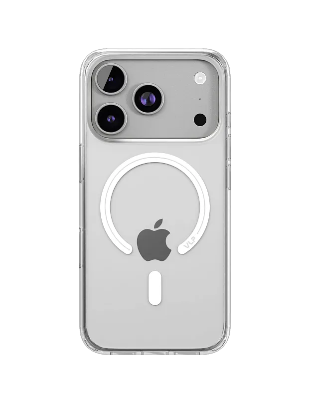 Чехол защитный VLP Diamond Case с MagSafe для iPhone 17 Pro, прозрачный