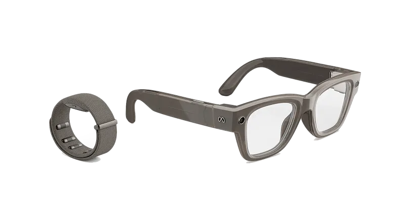 Умные очки c дополненной реальностью Meta Ray-Ban Display, песочный (Sand), размер L (Large)