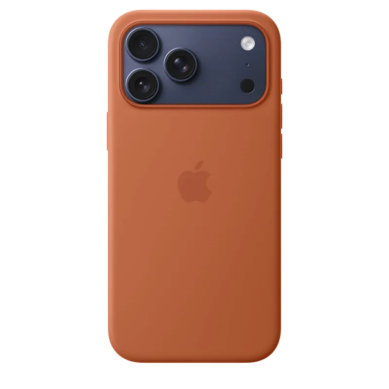 Чехол Apple для iPhone 17 Pro Max Silicone MagSafe, терракотовый