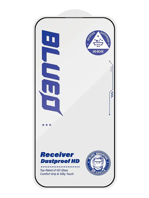 Защитное стекло BlueO для iPhone 17 Pro Max/16 Pro Max, Large arc Anti-Dust with Dustproof
