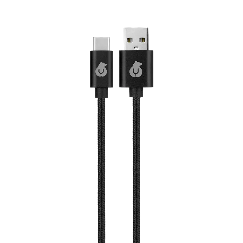 Кабель USB-C - USB-A uBear Cord, чёрный