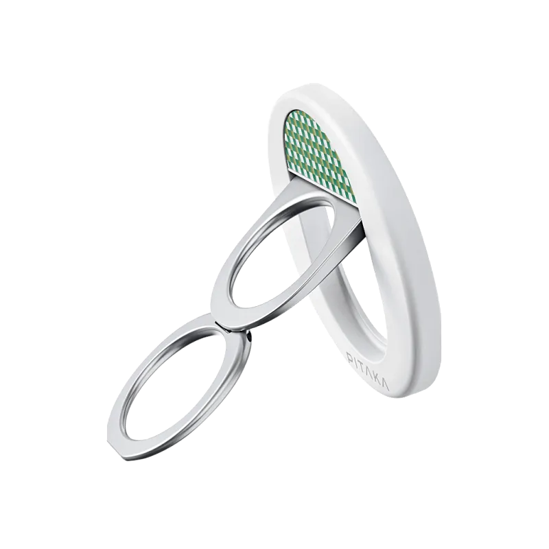Магнитная подставка с NFC PITAKA MagEZ Grip 3, «зелёный лес» (Forest Green)
