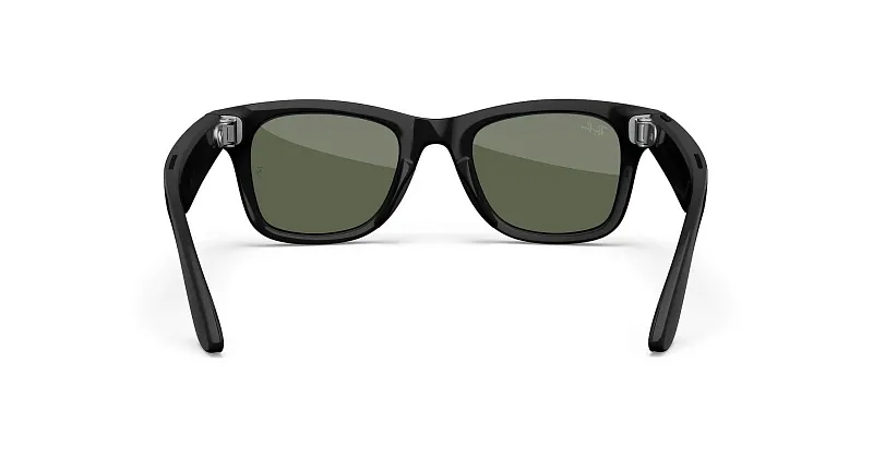 Умные очки Ray-Ban Meta Wayfarer (Gen 2), чёрный глянец (Shiny Black), зелёные (Green) линзы, размер M (Standard)