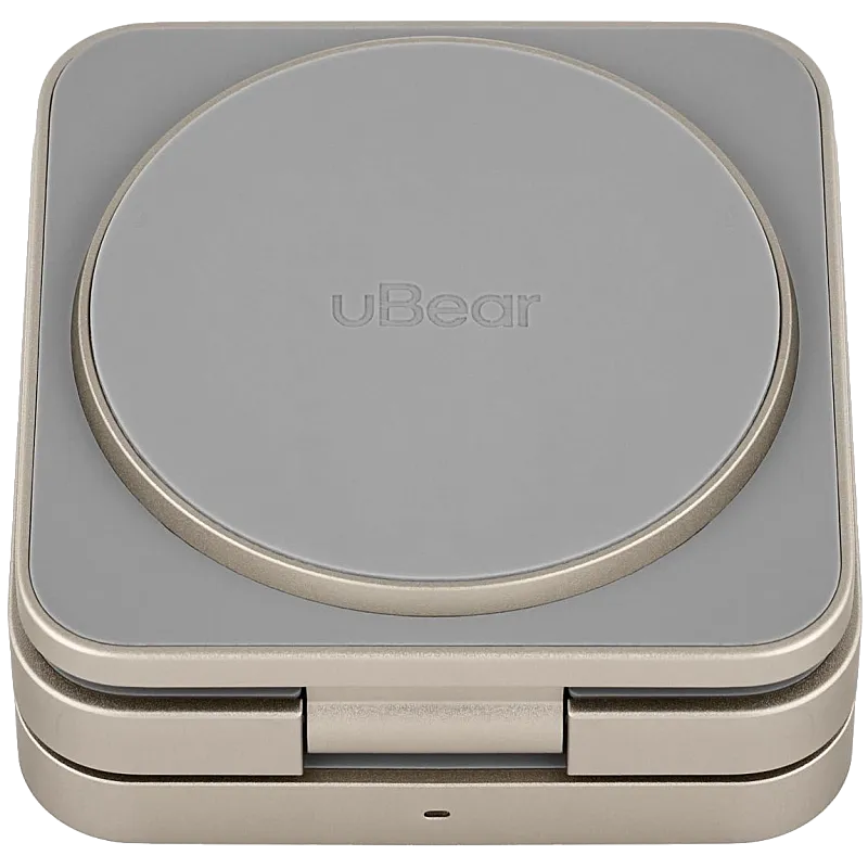 Беспроводное зарядное устройство с поддержкой MagSafe, uBear Balance, цвета Титан
