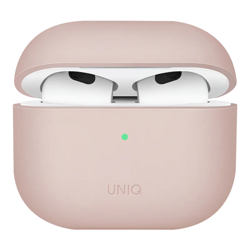 Чехол Uniq для Airpods 3 LINO Liquid silicone Pink
