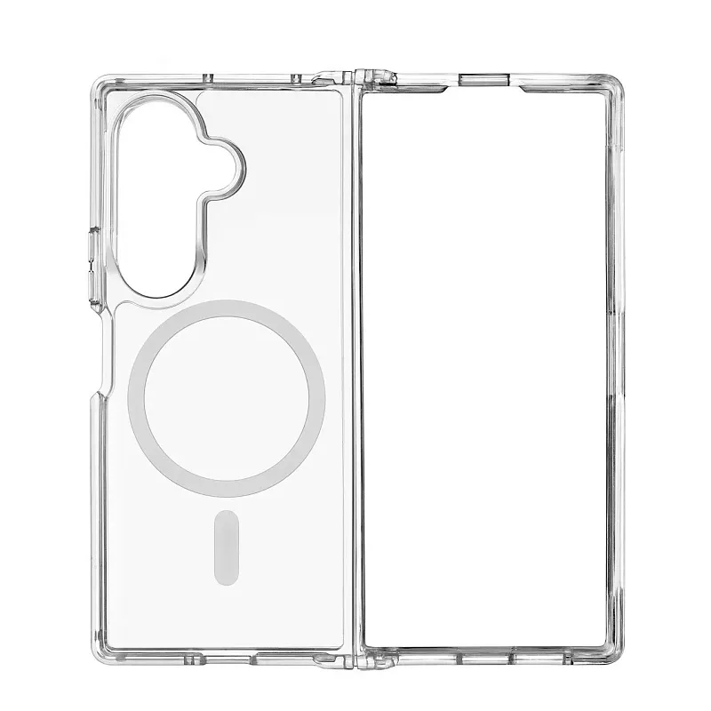 Чехол защитный uBear Real Mag Case для Samsung Galaxy Z Fold8 Ultra, MagSafe, прозрачный