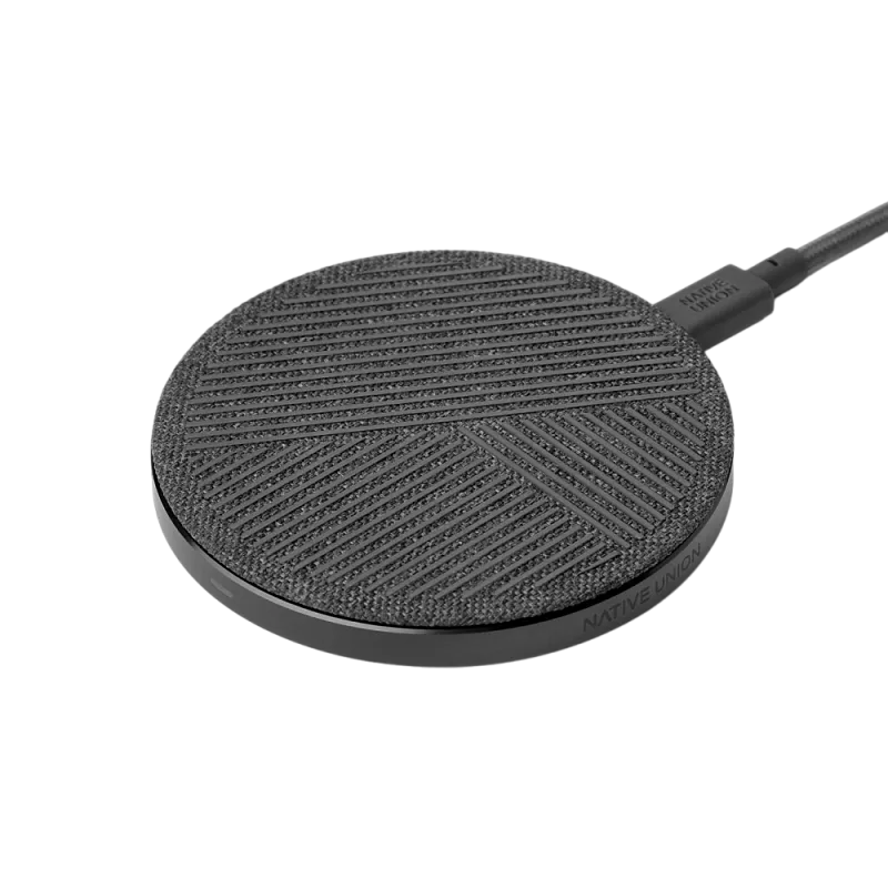 Беспроводное зарядное устройство Native Union Drop Charge Pad, 10 Вт, Серый