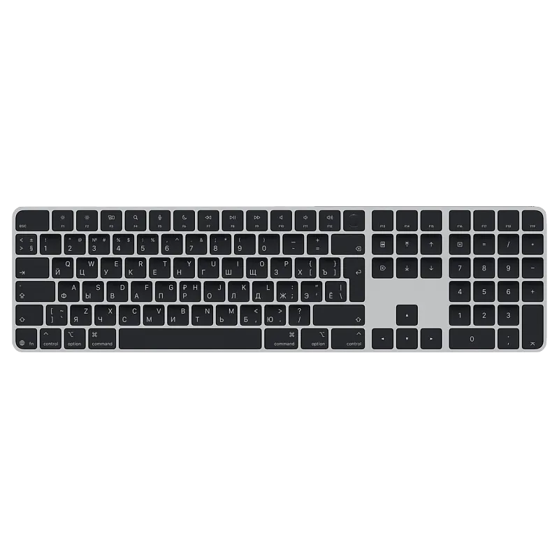 Клавиатура Magic Keyboard с Touch ID и цифровой панелью для Mac с чипом Apple (черный)