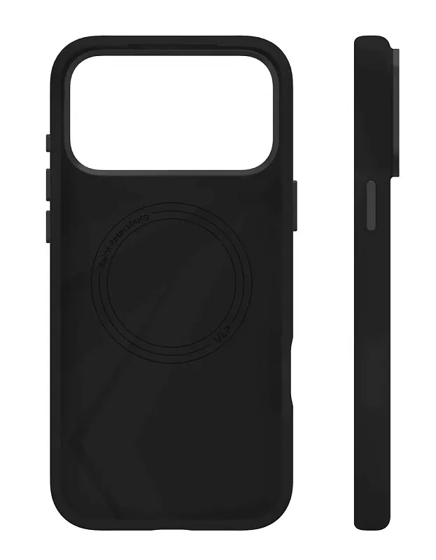 Чехол защитный VLP Aster Pro Case с MagSafe для iPhone 17 Pro Max, чёрный