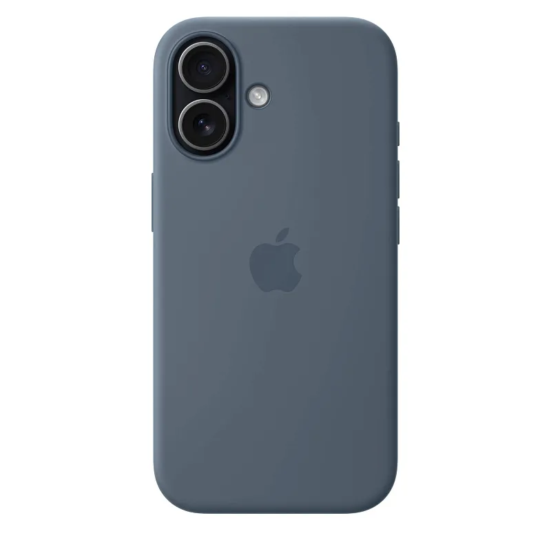 Чехол Apple для iPhone 17 Silicone MagSafe, «якорный синий»