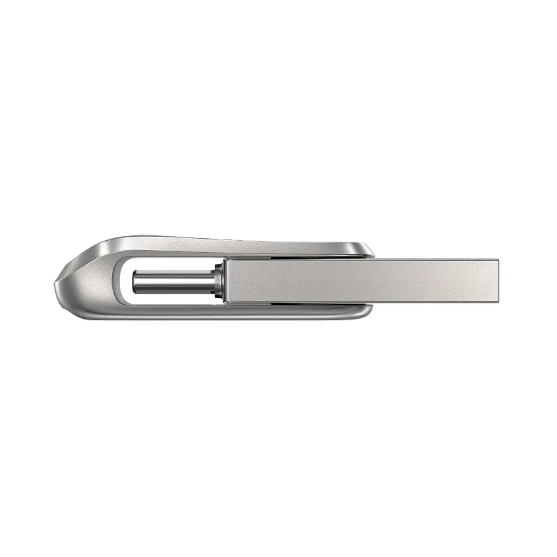 Флеш-накопитель SanDisk Ultra Dual Drive Luxe с разъемом USB-A/USB-C, 512 ГБ, серебристый