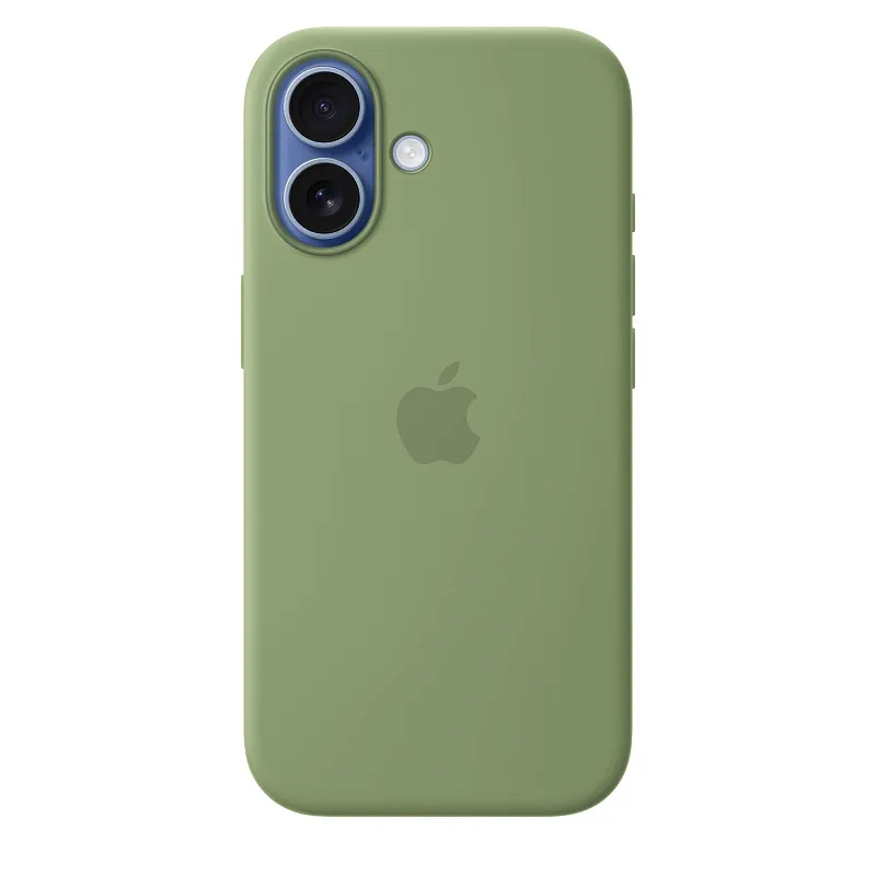 Чехол Apple для iPhone 17 Silicone MagSafe, «светлый мох»