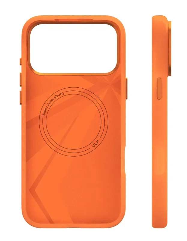 Чехол защитный VLP Aster Pro Case с MagSafe для iPhone 17 Pro Max, оранжевый