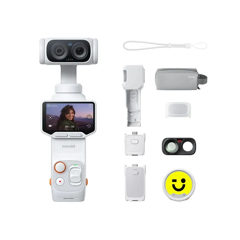 Экшн-камера Insta360 Luna Ultra Creator Bundle, белый