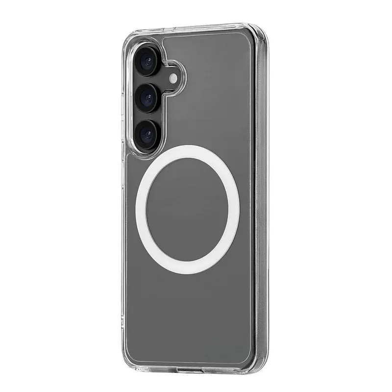 Чехол защитный uBear Real Mag Case для Samsung Galaxy S25, прозрачный