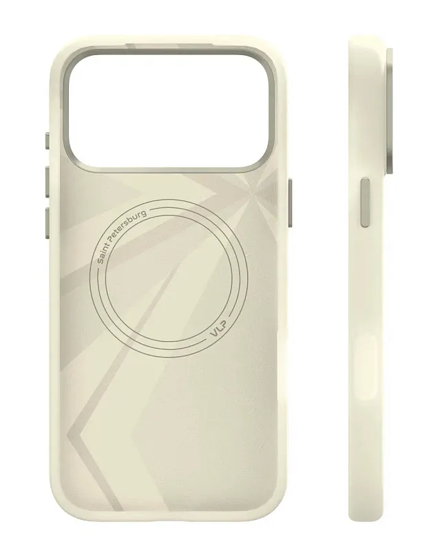 Чехол защитный VLP Aster Pro Case с MagSafe для iPhone 17 Pro Max, белый