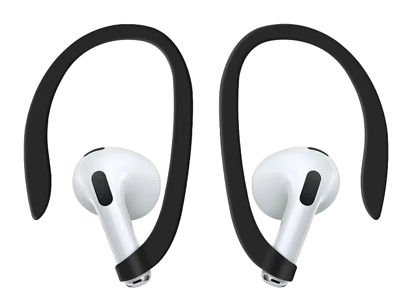Чехол Uniq для Airpods 4 NEXO Liquid silicone +carabin +Sports ear hooks Volt Orange