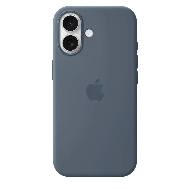 Чехол Apple для iPhone 17 Silicone MagSafe, «якорный синий»