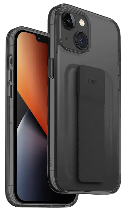 Чехол Uniq Heldro Mount + Band для iPhone 13/14, серый