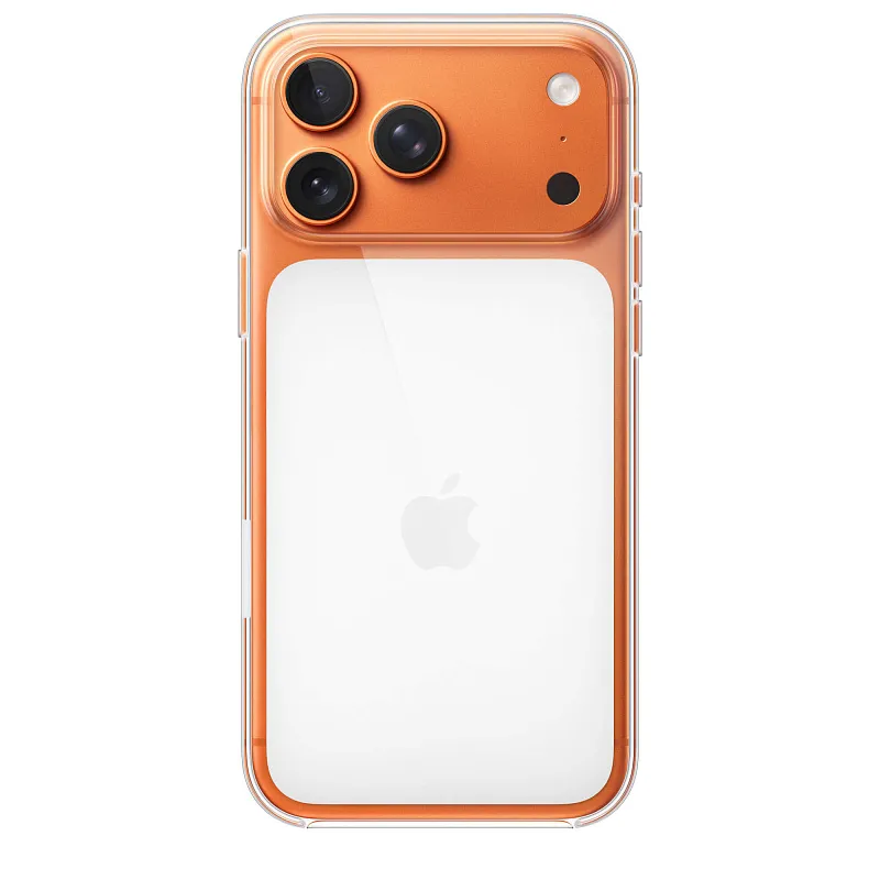 Чехол Apple для iPhone 17 Pro Max Clear MagSafe, прозрачный