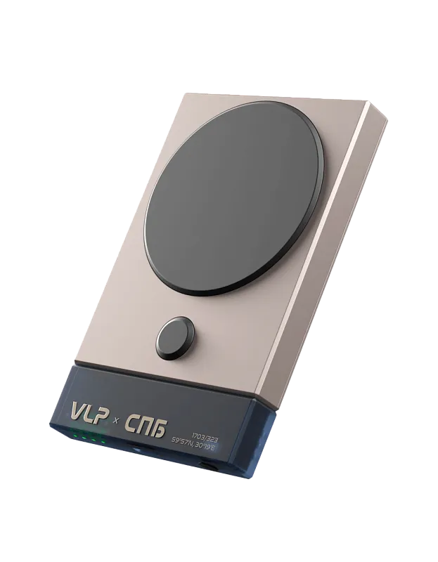 Внешний аккумулятор VLP NEO MagSafe, Qi2, 5000 mAh, 3A, USB-C, "Северное лето"