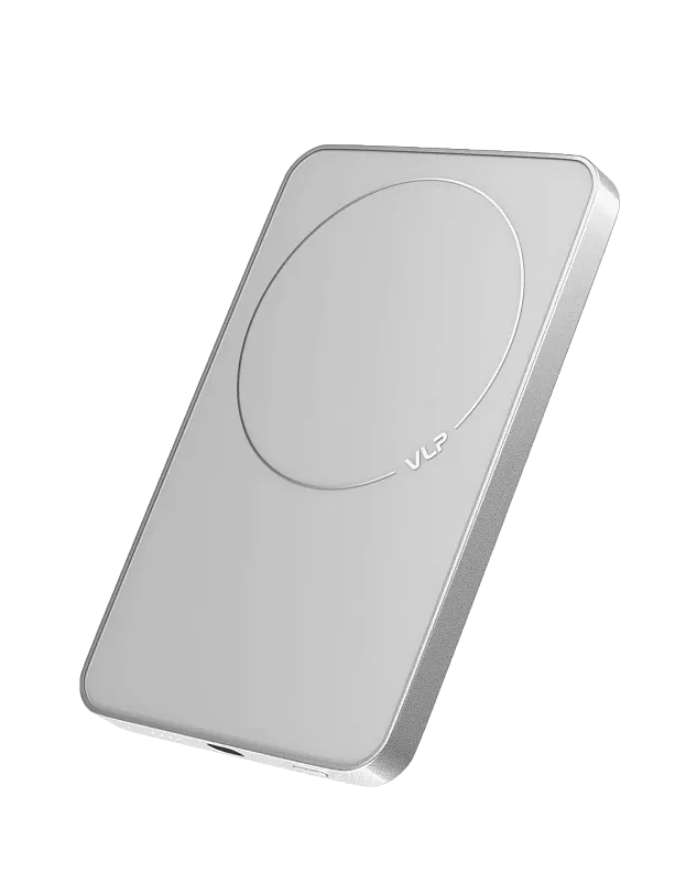 Внешний аккумулятор VLP Diamond Energy MagSafe, Qi2, 5000 mAh, 3A, USB-C, белый