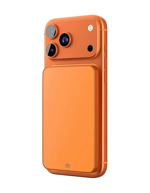 Внешний аккумулятор VLP Diamond Energy MagSafe, Qi2, 5000 mAh, 3A, USB-C, оранжевый