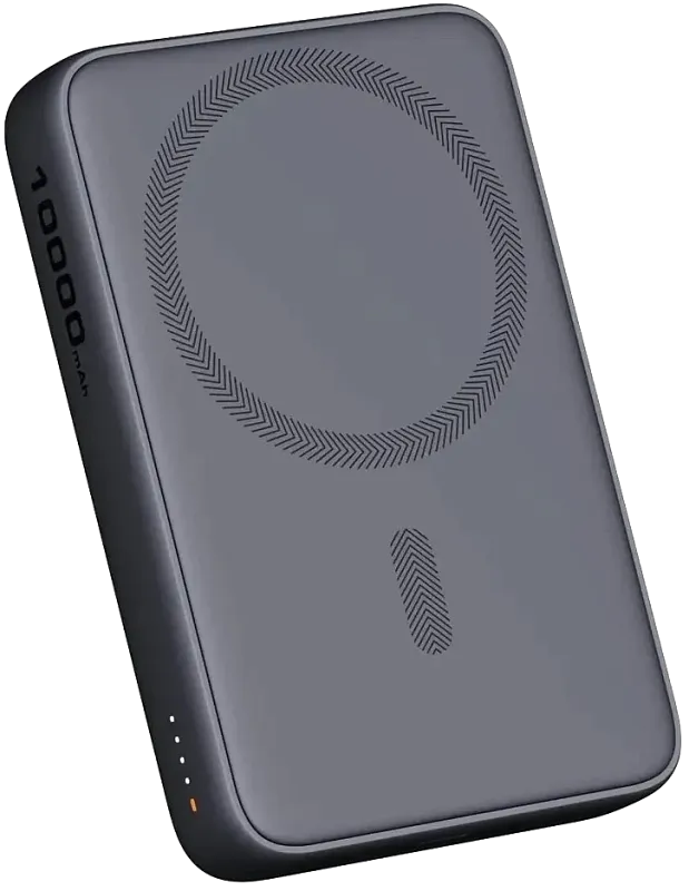 Внешний аккумулятор Aukey Magnetic 10000 Qi Черный