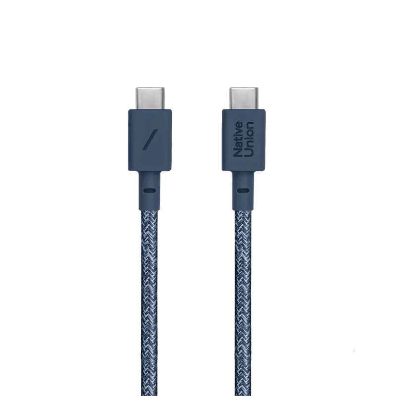 Кабель Native Union BELT USB-C/USB-C, 100W, 3м, синий