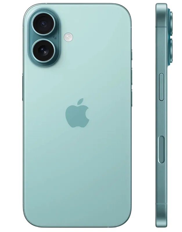 Apple iPhone 16, 128 ГБ, бирюзовый