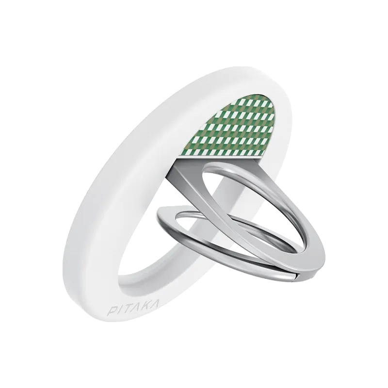 Магнитная подставка с NFC PITAKA MagEZ Grip 3, «зелёный лес» (Forest Green)