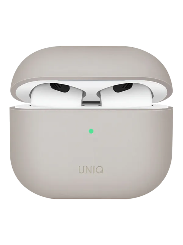 Чехол Uniq для Airpods 3 LINO Liquid silicone Beige