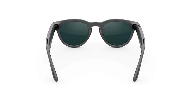 Умные очки Ray-Ban Meta Headliner (Gen 2), серый глянец (Shiny Asteroid Grey), линзы-хамелеон «изумрудный/прозрачный» (Clear to Emerald Transitions), оправа с высокой переносицей