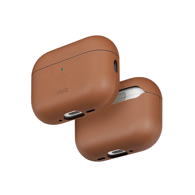 Чехол Uniq для Airpods Pro 3 Lyden Vex Leatherette Caramel, карамельный