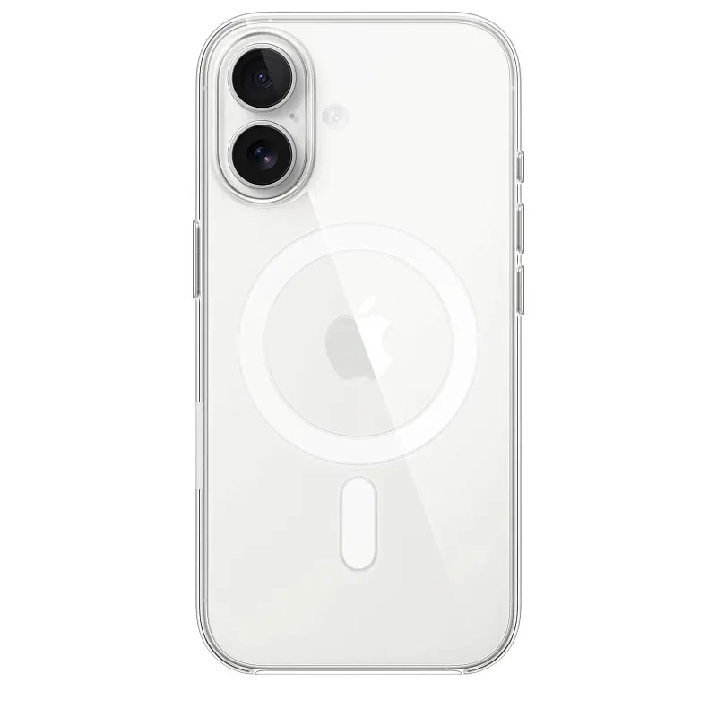 Чехол Apple для iPhone 17 Clear MagSafe, прозрачный