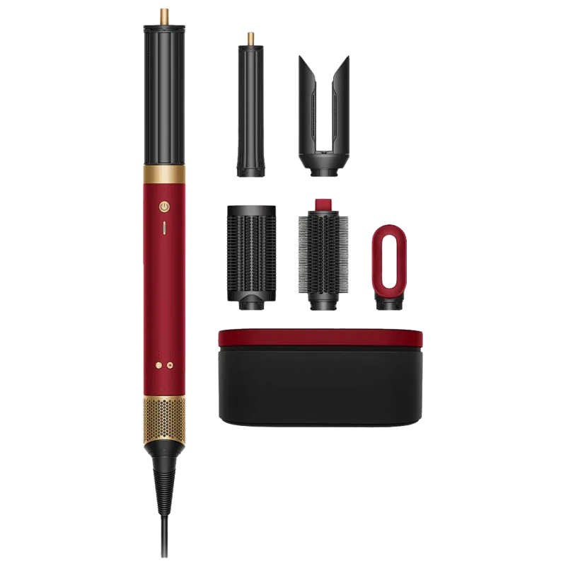 Стайлер Dyson Airwrap Coanda 2x HS09 Straight+Wavy (Red Velvet/Gold) (Красный бархат/Золото)
