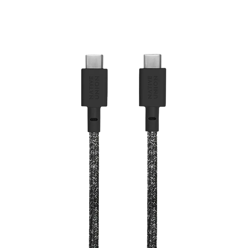 Кабель зарядный Native Union USB-C/USB-C,  60W, длина 1,2 м, космос