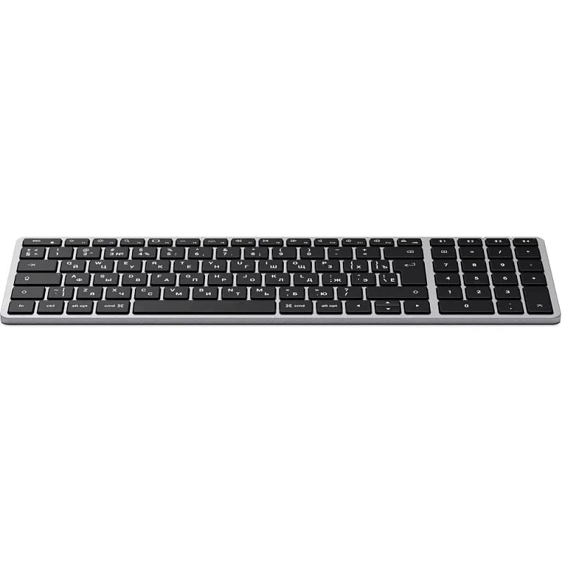 Клавиатура беспроводная Satechi Slim X2 Bluetooth Keyboard, серый космос