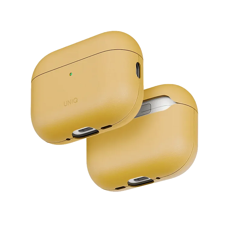 Чехол Uniq для Airpods Pro 3 Lyden Vex Leatherette Canary Yellow, жёлтый