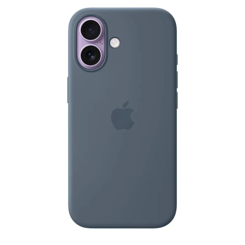 Чехол Apple для iPhone 17 Silicone MagSafe, «якорный синий»