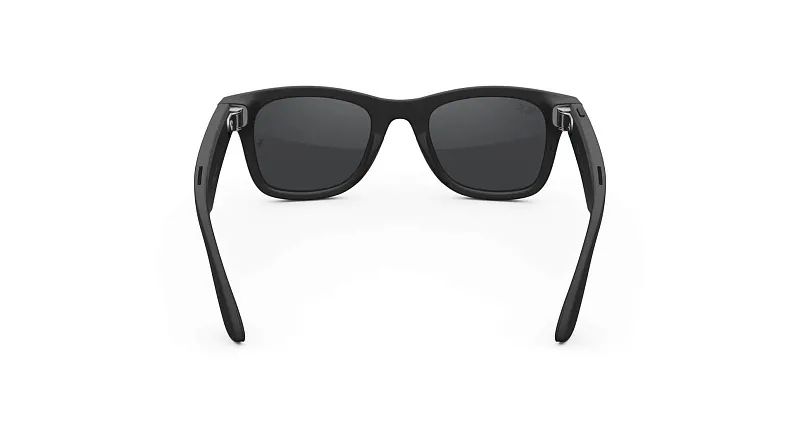 Умные очки Ray-Ban Meta Wayfarer (Gen 2), матовый чёрный (Matte Black), линзы-хамелеон «прозрачный/серый» (Clear/Grey), размер L (Large)