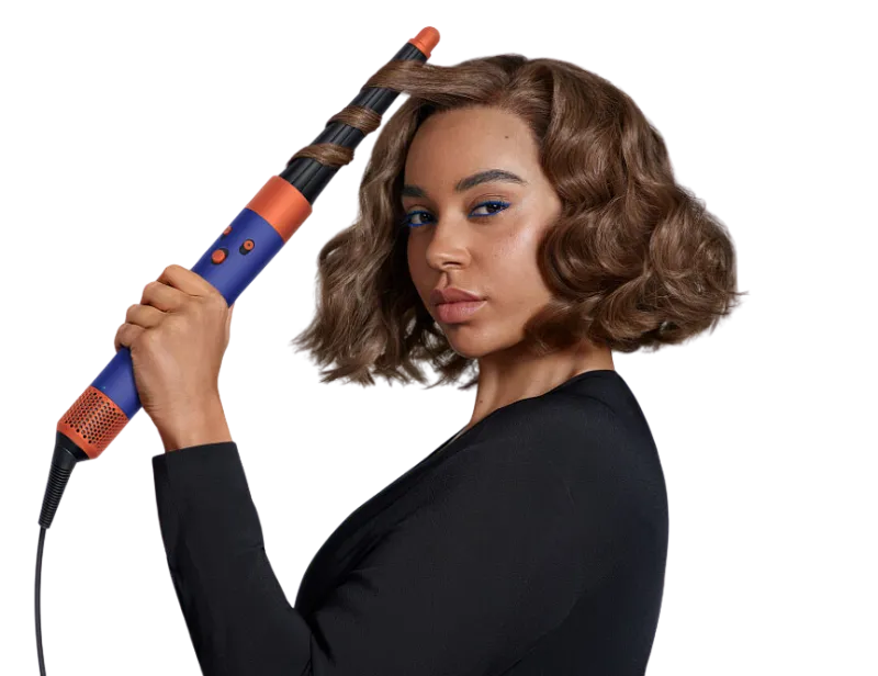 Мультистайлер Dyson Airwrap i.d. HS08 Curly+Coily для кудрявых волос (Vinca blue/Topaz) (Синий/топаз)