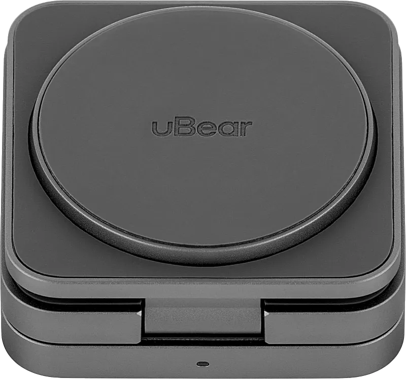 Беспроводное зарядное устройство с поддержкой MagSafe, uBear Balance Ultra, «серый космос»