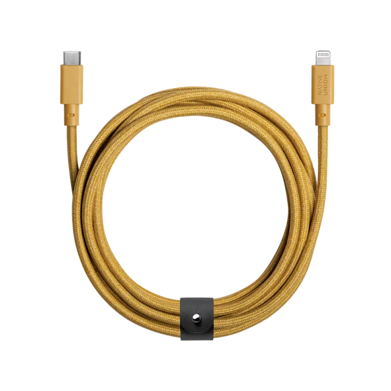 Кабель зарядный Native Union USB-C/LIGHTNING, 3м, крафт