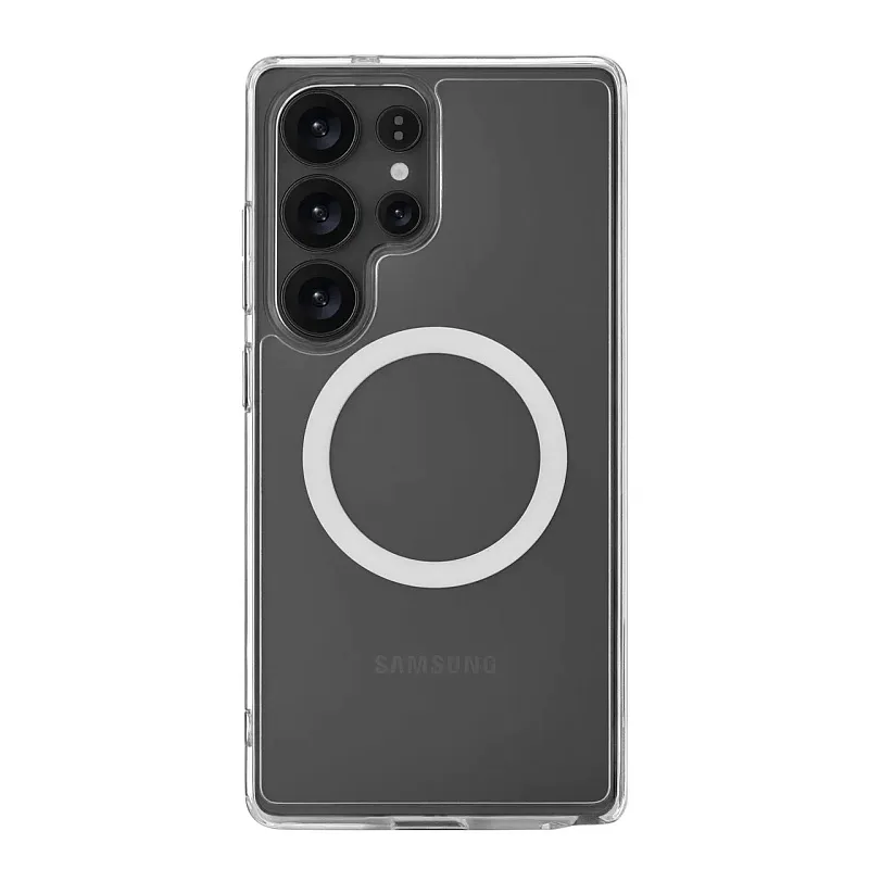 Чехол защитный uBear Real Mag Case для Samsung Galaxy S25 Ultra, прозрачный
