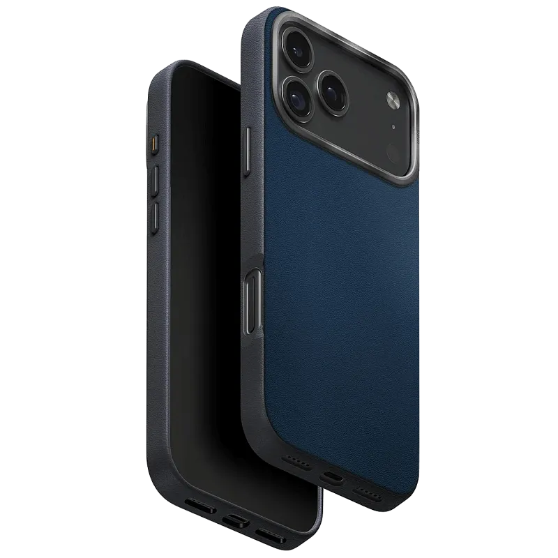 Чехол Uniq для iPhone 17 Pro Max Lyden DS Steel Blue/Charcoal (MagSafe), «стальной синий/угольный»