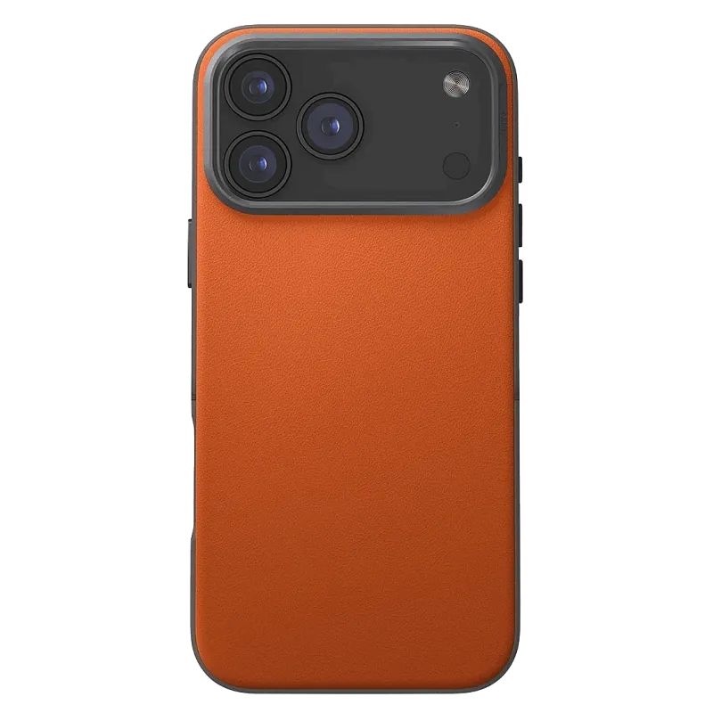 Чехол Uniq для iPhone 17 Pro Max Lyden DS Flame Orange/Flint Grey (MagSafe), «огненно-оранжевый/кремнево-серый»